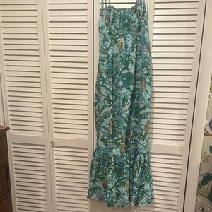Kate Spade Green Floral Maxi Dress
